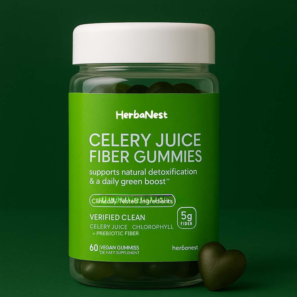 HerbaNest Celery Juice Gummies