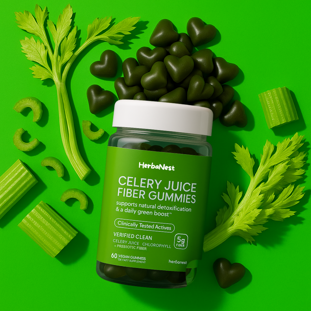HerbaNest Celery Juice Gummies